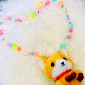 🦊 Kawaii Fox Plushie KANDI Necklace 🦊